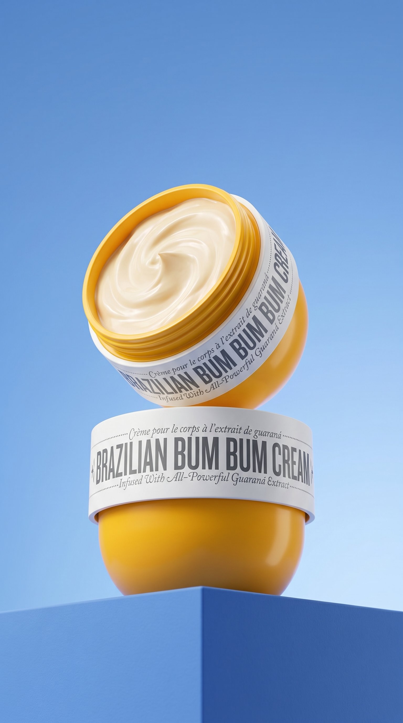 Jars floating outside an airplane window