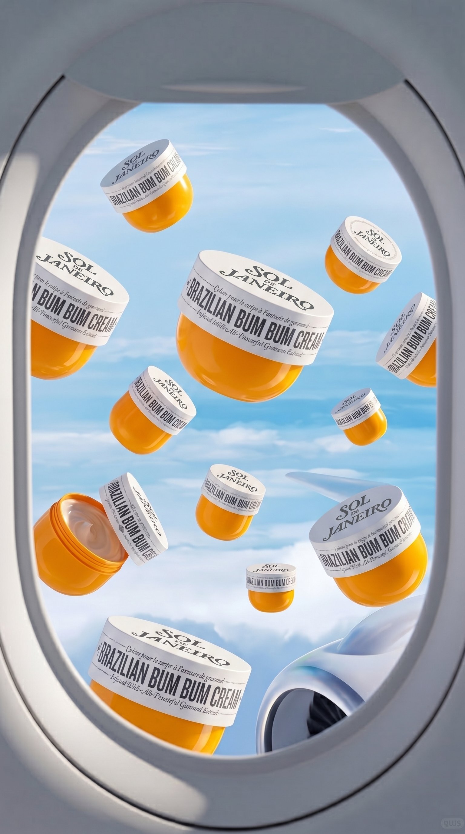 Open suitcase filled with jars on airport conveyor